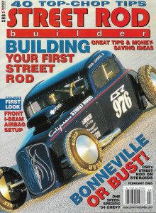 STREET ROD BUILDER 2005 FEB - CHOP TOPS, AIR BAGS, STRAIGHT AXLE, MODEL-A A/C